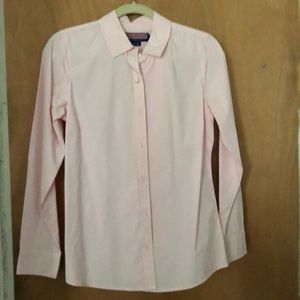 Vineyard vines pink pearl button up